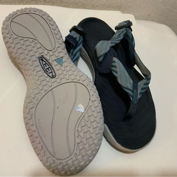 KEEN Aqua Stop Anatomic Footed Sport Sandals Women’s 6 Straps Buckle - Picture 6 of 10